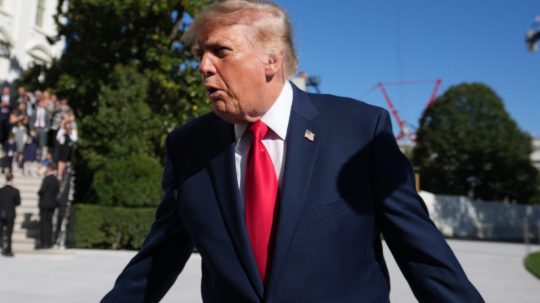 Na snímke Donald Trump.