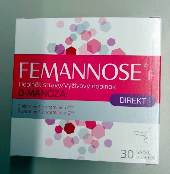 Na sn&iacute;mke nevyhovuj&uacute;ci v&yacute;živov&yacute; doplnok Femannose F. 