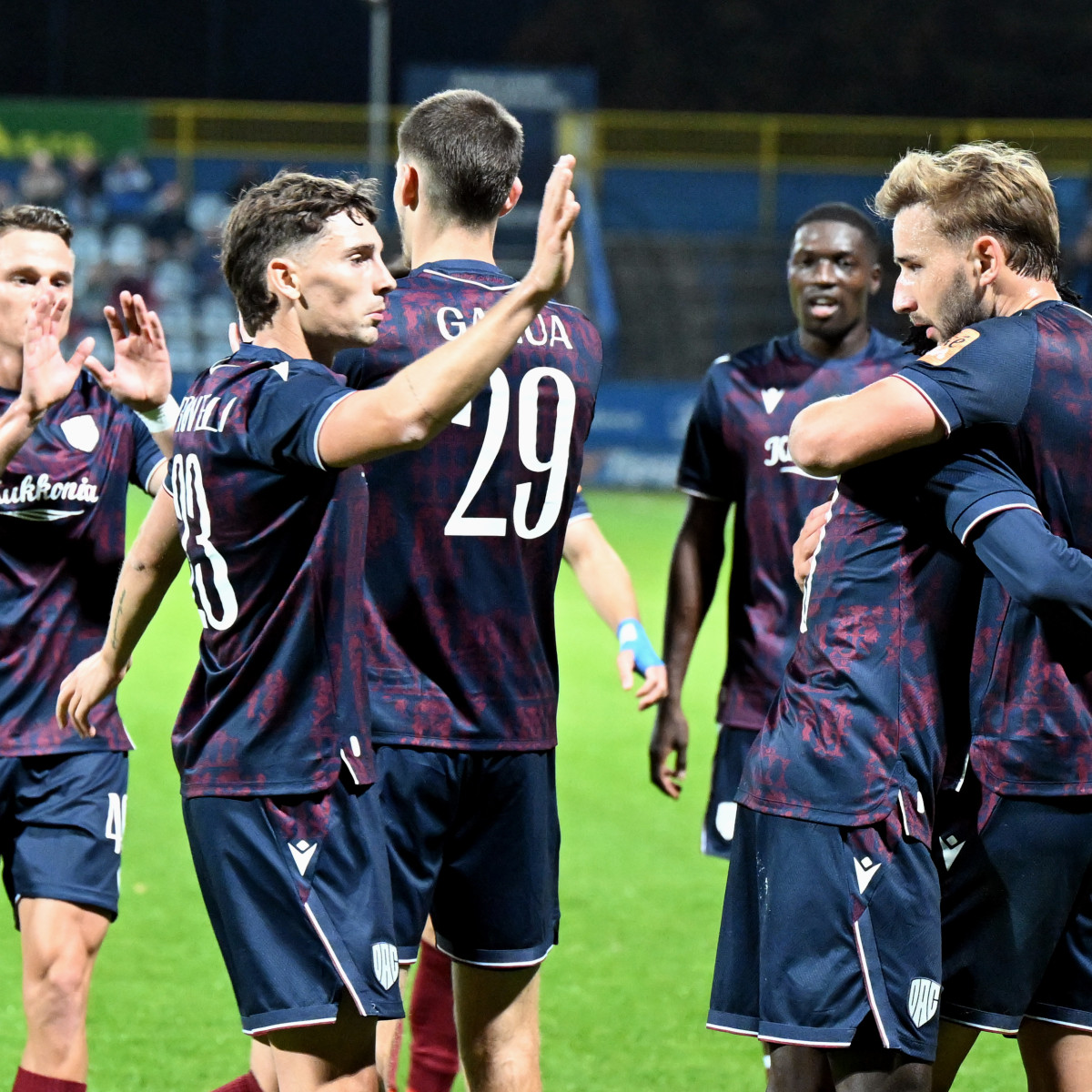 Gólová radosť futbalistov DAC Dunajskej Stredy.