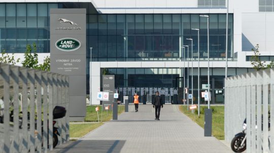 Nitriansky závod spoločnosti Jaguar Land Rover Slovakia.