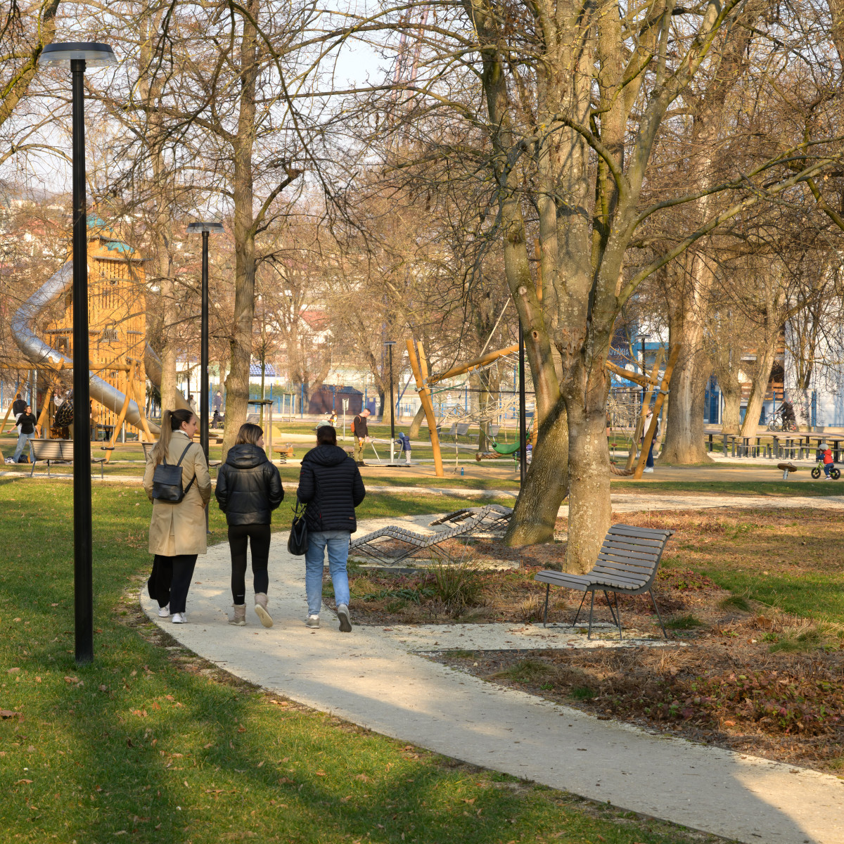 Mestský Park v Nitre.