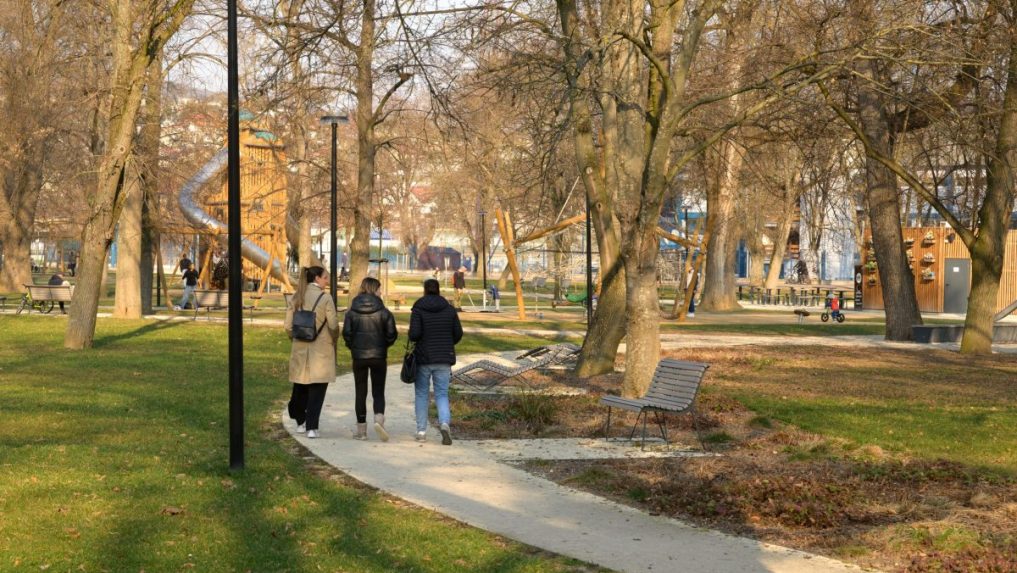 Mestský Park v Nitre.