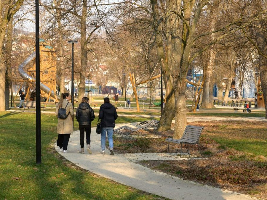 Mestský Park v Nitre.