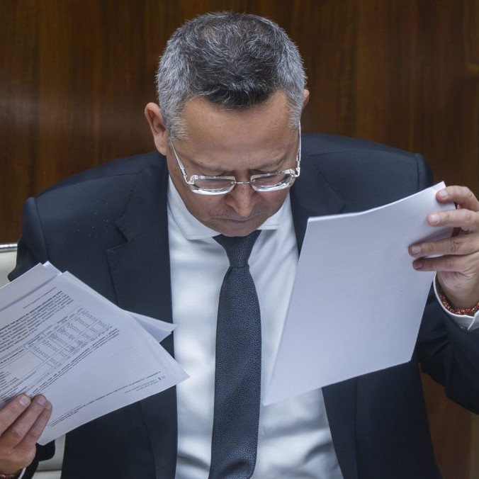 Minister financií Ladislav Kamenický (Smer-SD).