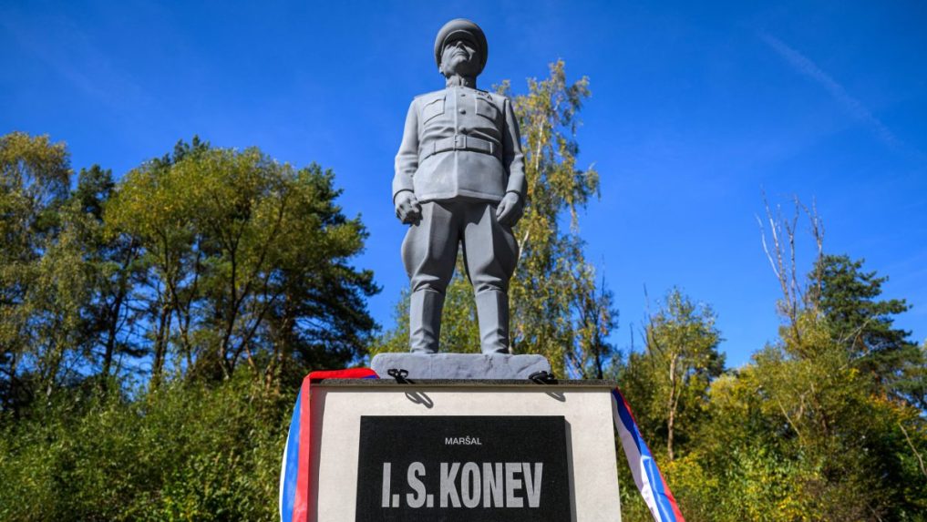 Socha maršala Ivana Stepanoviča Koneva.