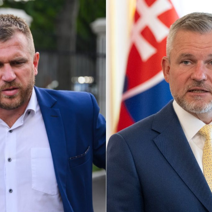 Na kombosnímke Filip Kuffa a Peter Pellegrini.