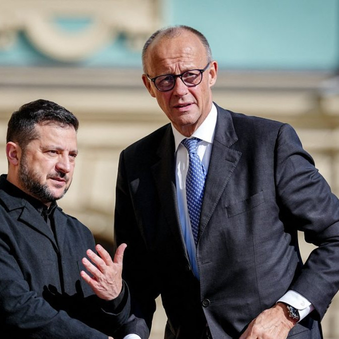 Volodymyr Zelenskyj a Friedrich Merz.