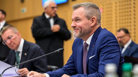 Na snímke Peter Pellegrini.
