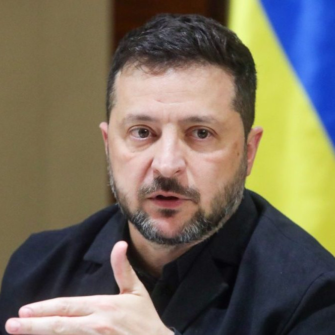 Ukrajinský prezident Volodymyr Zelenskyj.