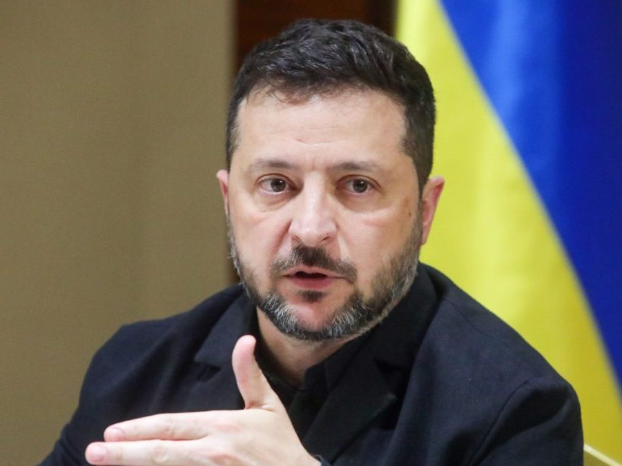 Ukrajinský prezident Volodymyr Zelenskyj.