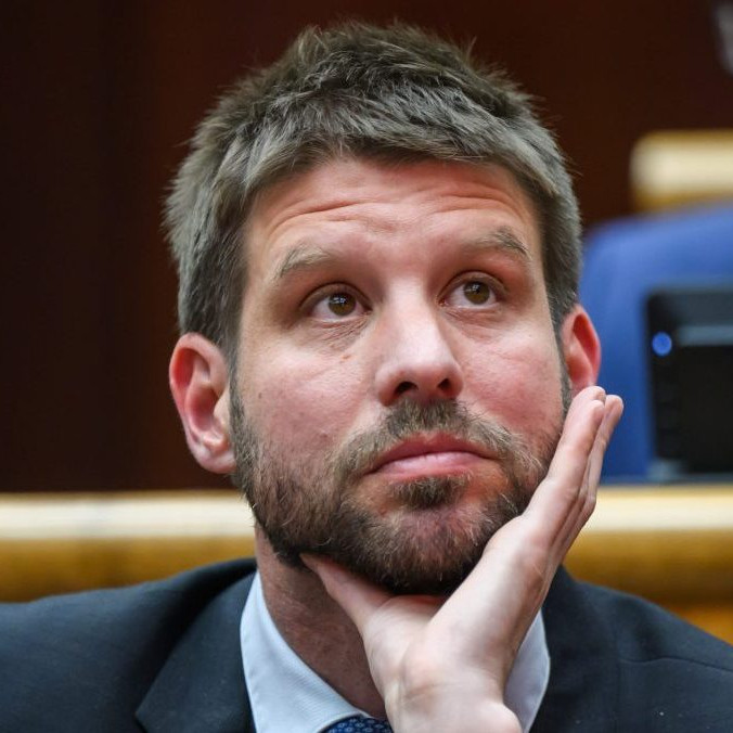 Na snímke Michal Šimečka.