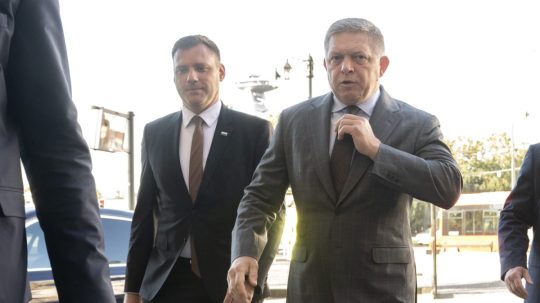 Tomáš Taraba a premiér Robert Fico.