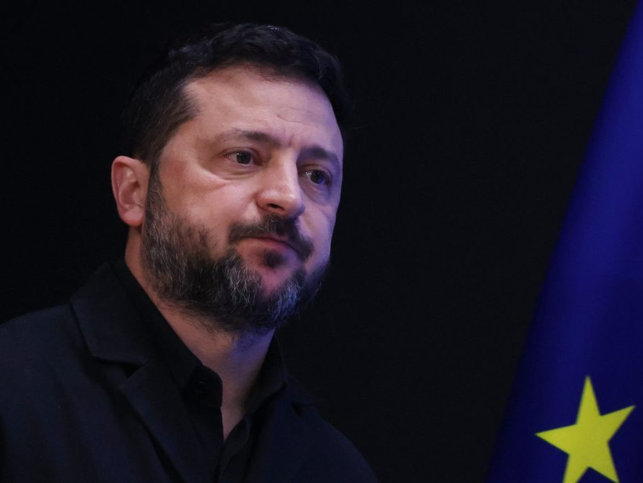 Ukrajinský prezident Volodymyr Zelenskyj.